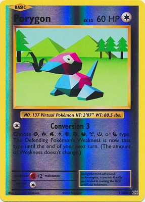 Porygon - 71/108 - Uncommon - Reverse Holo