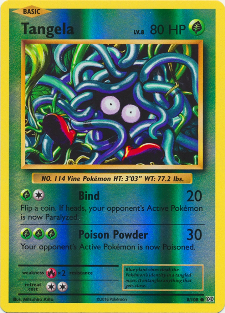 Tangela - 8/108 Common Reverse Holo