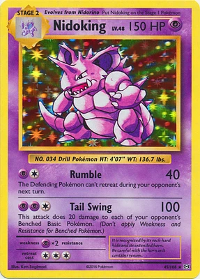 Nidoking - 45/108 - Holo Rare