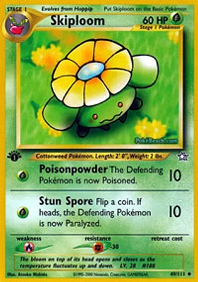 Skiploom - 49/111 - Uncommon - 1st Edition