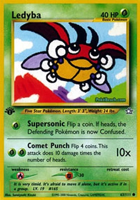 Ledyba - 63/111 - Common - 1st Edition