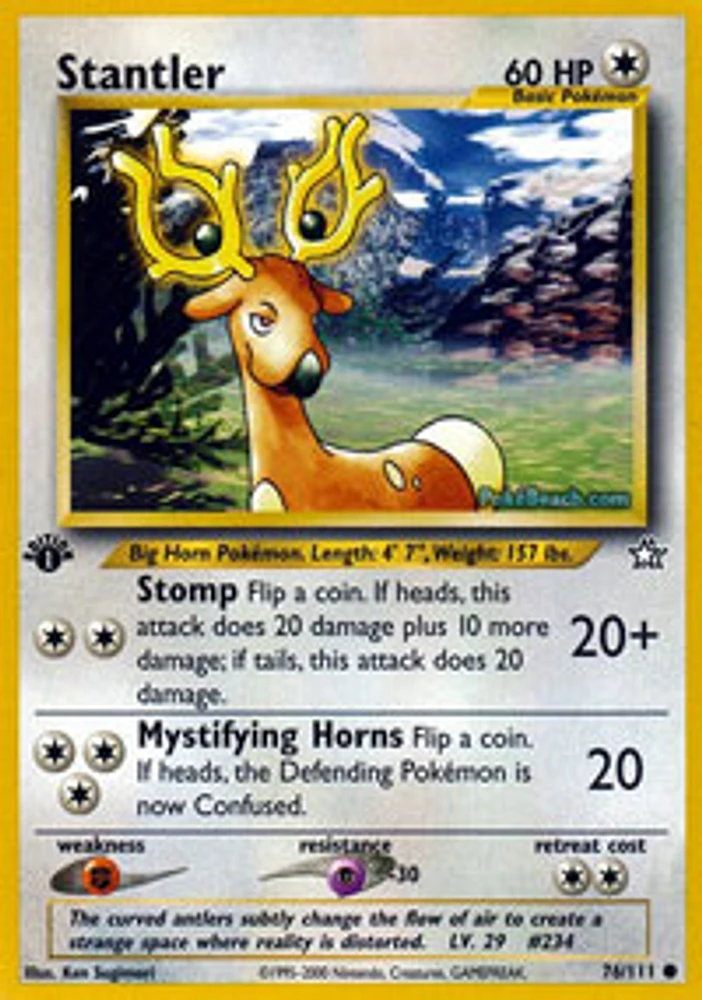 Stantler - 76/111 - Common - 1st Edition