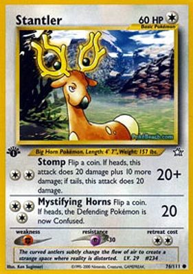 Stantler - 76/111 - Common - 1st Edition