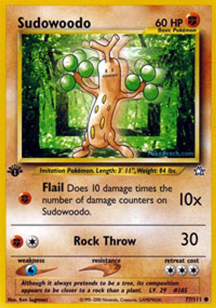 Sudowoodo - 77/111 - Common - 1st Edition