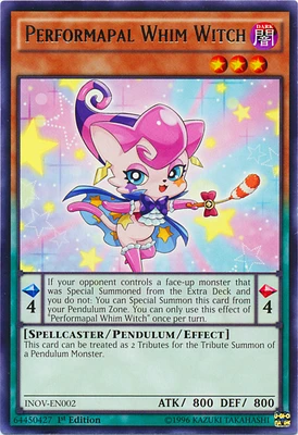 Performapal Whim Witch - INOV-EN002 - Rare