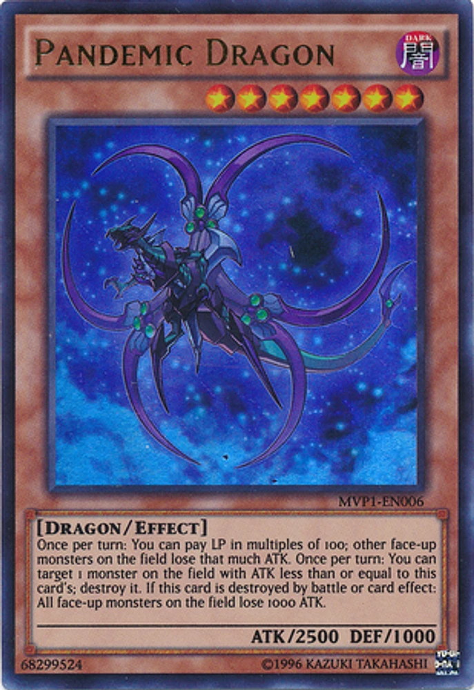 Pandemic Dragon - MVP1-EN006 - Ultra Rare - Unlimited Edition