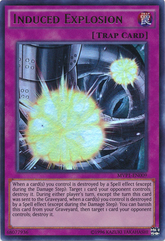 Induced Explosion - MVP1-EN009 - Ultra Rare - Unlimited Edition