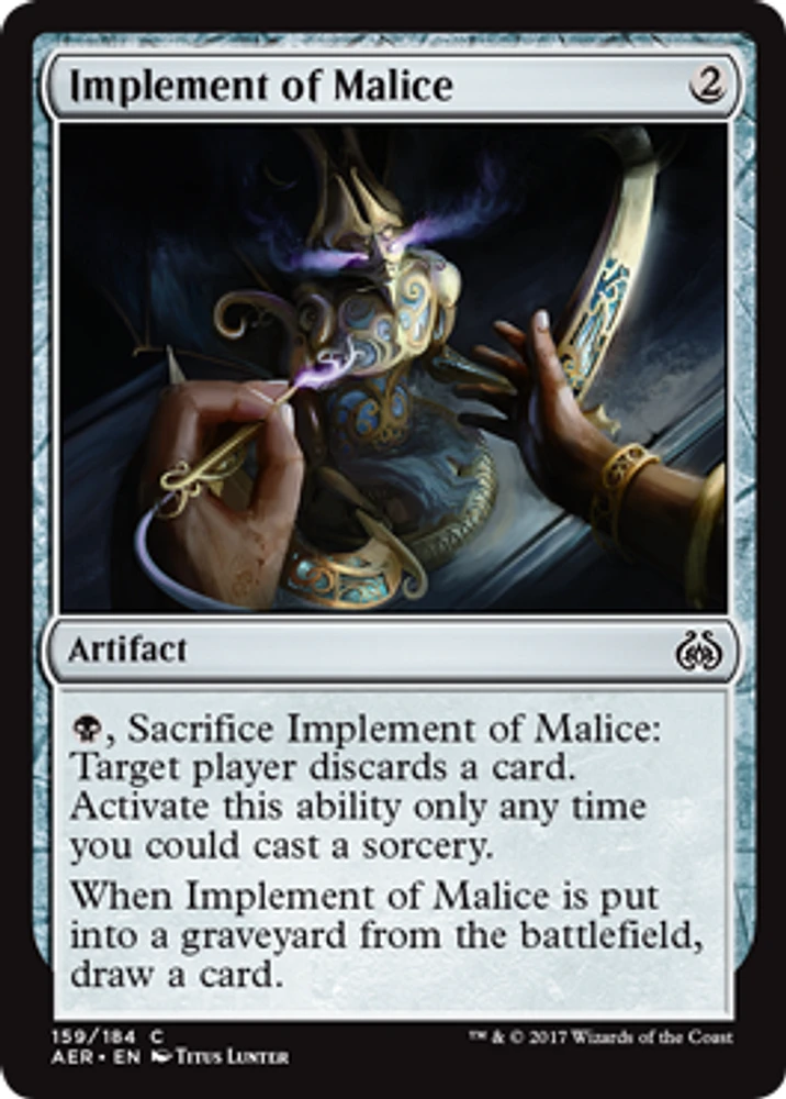 Implement of Malice - Foil