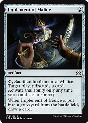 Implement of Malice - Foil