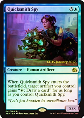 Quicksmith Spy - Foil - Prerelease Promo