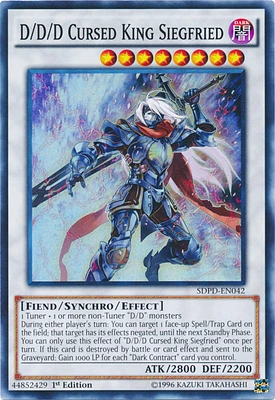 D/D/D Cursed King Siegfried - SDPD-EN042 - Super Rare - 1st Edition