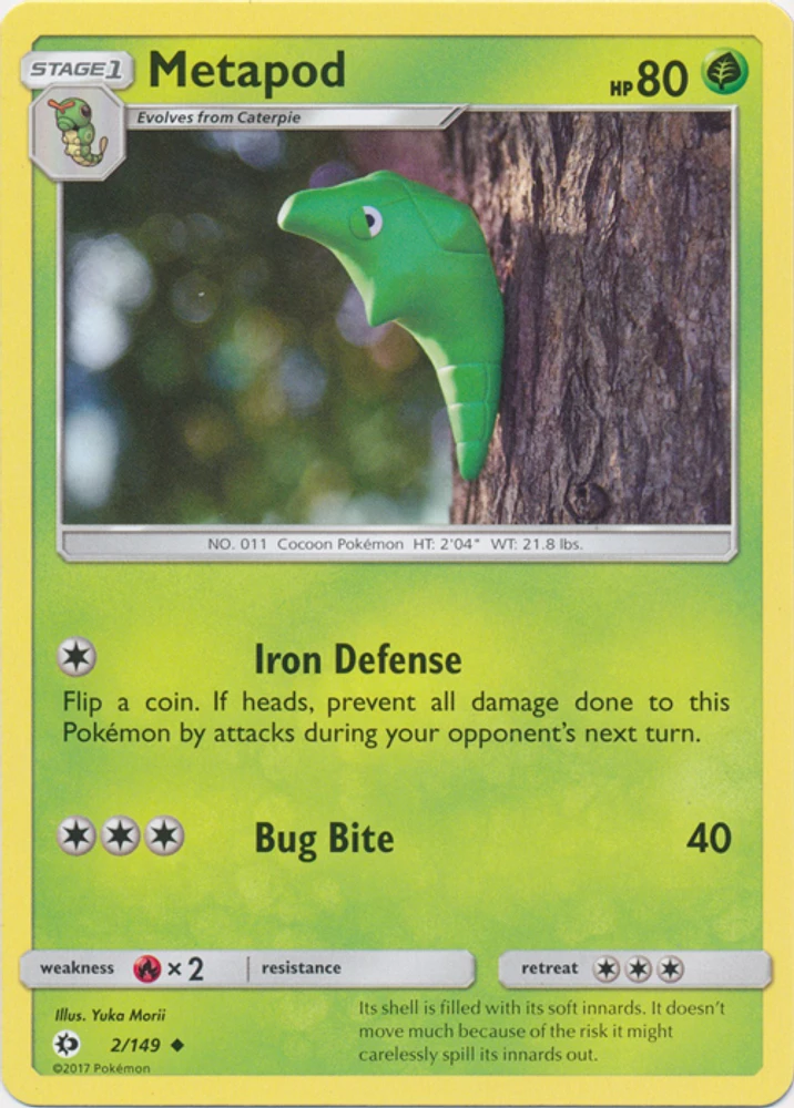 Metapod - 2/149 - Uncommon