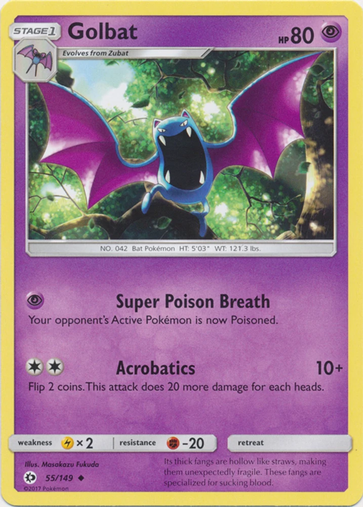 Golbat - 55/149 - Uncommon