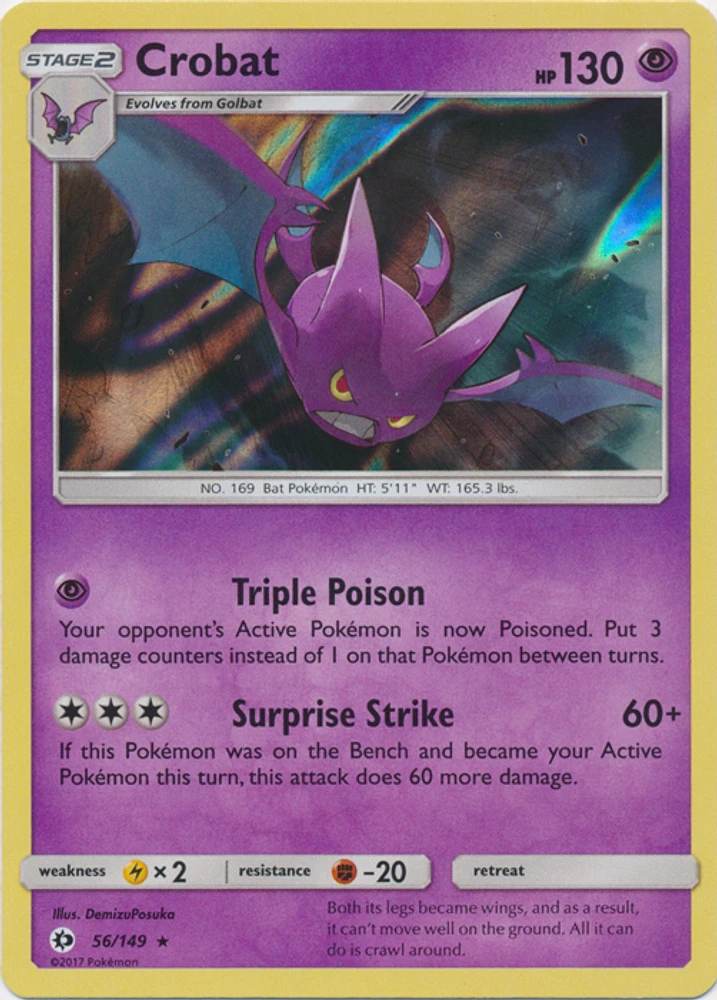 Crobat - 56/149 - Holo Rare