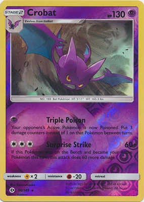 Crobat - 56/149 - Holo Rare - Reverse Holo