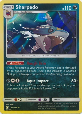 Sharpedo - 82/149 Holo Rare