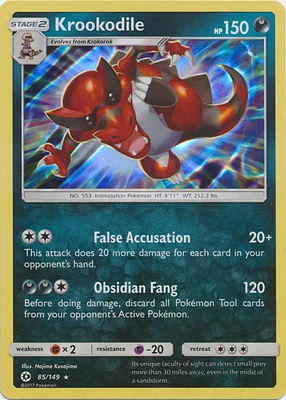 Krookodile - 85/149 - Holo Rare