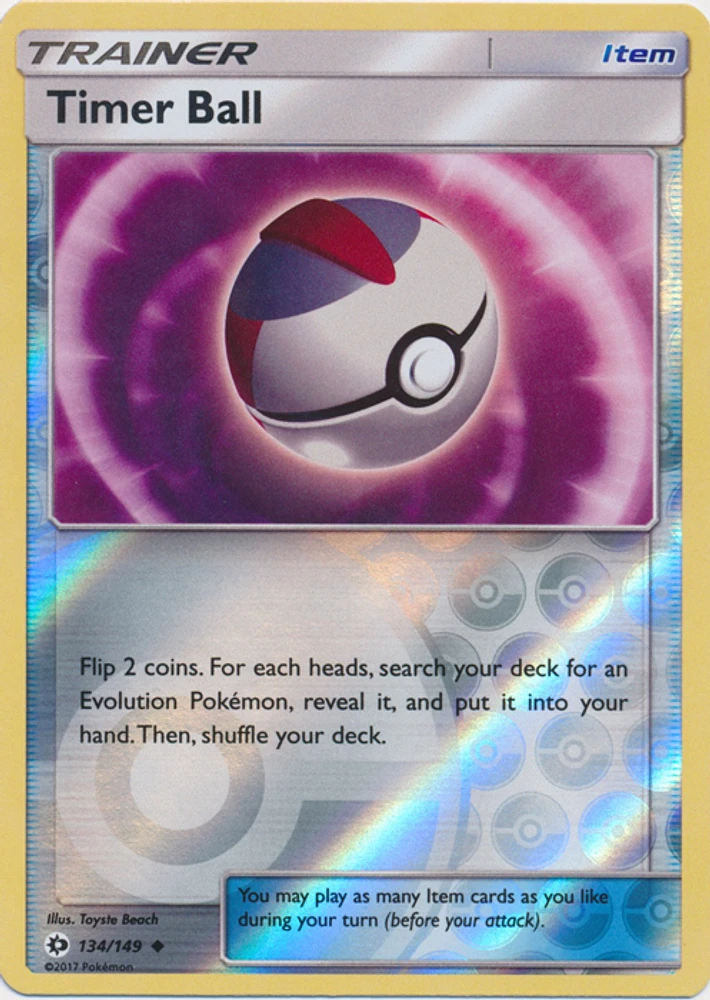 Timer Ball - 134/149 - Uncommon - Reverse Holo