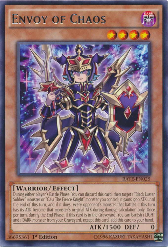 Envoy of Chaos - RATE-EN025 Rare 1st Edition