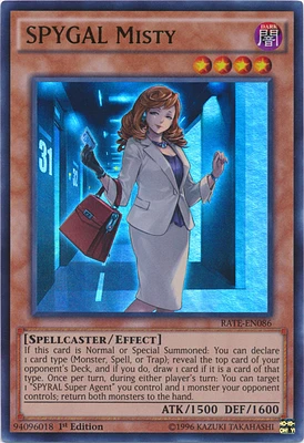 SPYGAL Misty - RATE-EN086 - Ultra Rare - 1st Edition