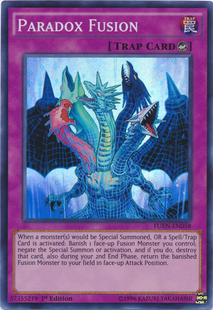 Paradox Fusion - FUEN-EN058 - Super Rare - 1st Edition