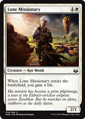 Lone Missionary - Foil