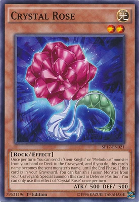 Crystal Rose - SP17-EN021 - Common - 1st Edition