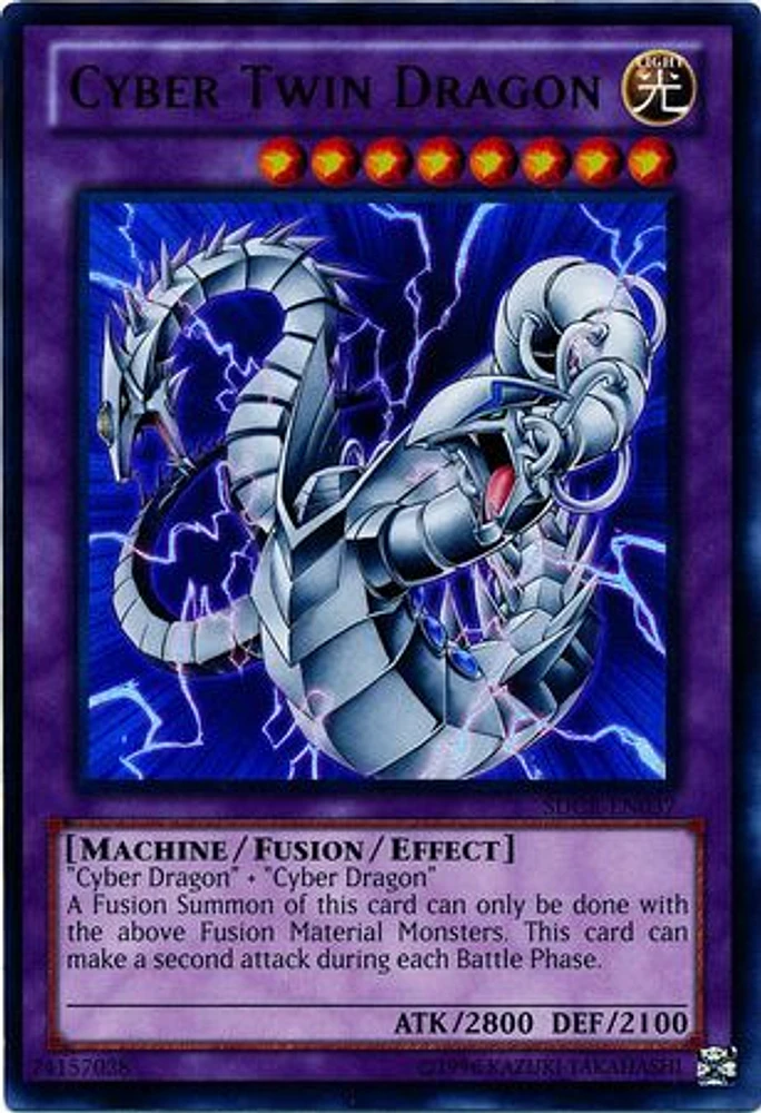 Cyber Twin Dragon - SDCR-EN037 - Ultra Rare - Unlimited Edition