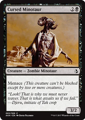 Cursed Minotaur - Foil