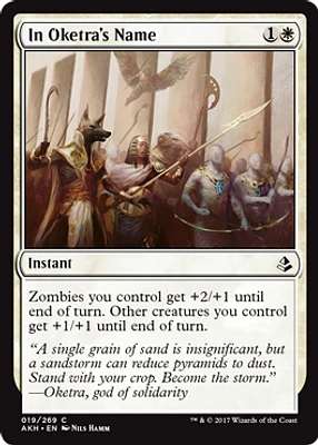 In Oketra's Name - Foil