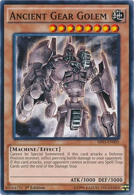 Ancient Gear Golem - SR03-EN005 - Common