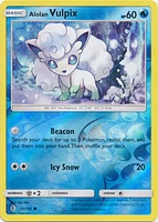 Alolan Vulpix - 21/145 - Common - Reverse Holo