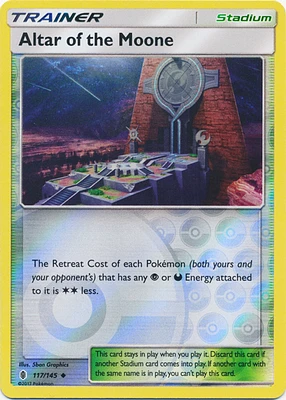 Altar of the Moone - 117/145 - Uncommon - Reverse Holo