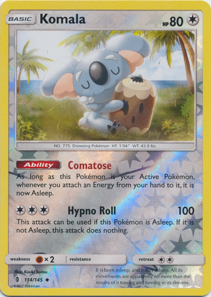 Komala - 114/145 - Uncommon - Reverse Holo