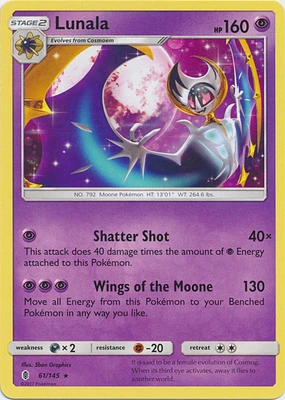 Lunala - 61/145 - Rare