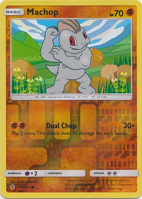 Machop - 62/145 - Common - Reverse Holo