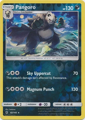 Pangoro - 82/145 - Rare - Reverse Holo