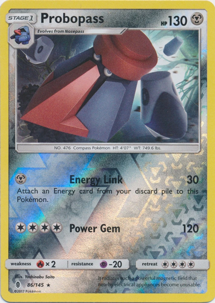 Probopass - 86/145 - Rare - Reverse Holo