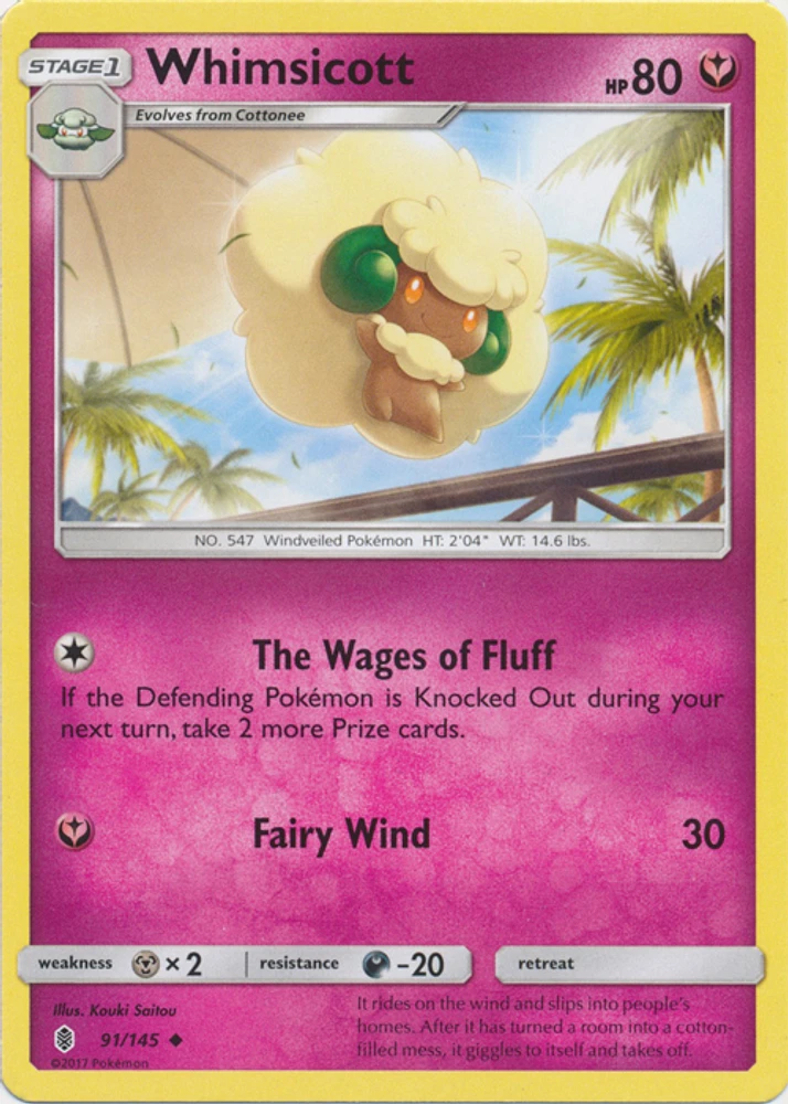 Whimsicott - 91/145 - Uncommon