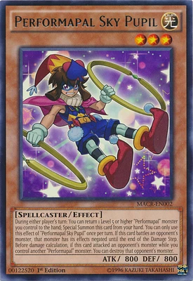 Performapal Sky Pupil - MACR-EN002 - Rare