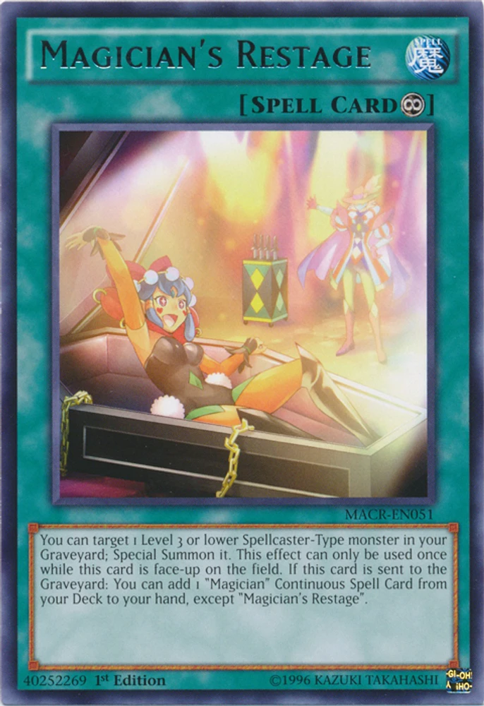 Magician's Restage - MACR-EN051 - Rare - 1st Edition
