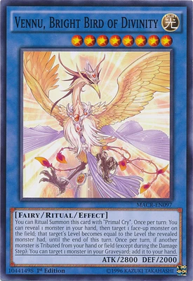 Vennu, Bright Bird of Divinity - MACR-EN097 - Common - 1st Edition