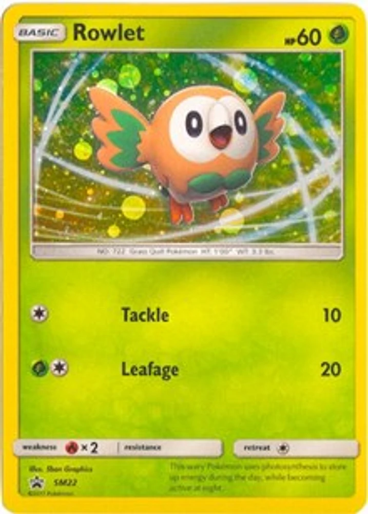 Rowlet - SM22 - Promo - SM Black Star Promo