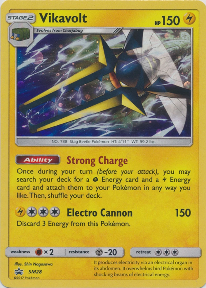 Vikavolt - SM28 - SM Black Star Promos