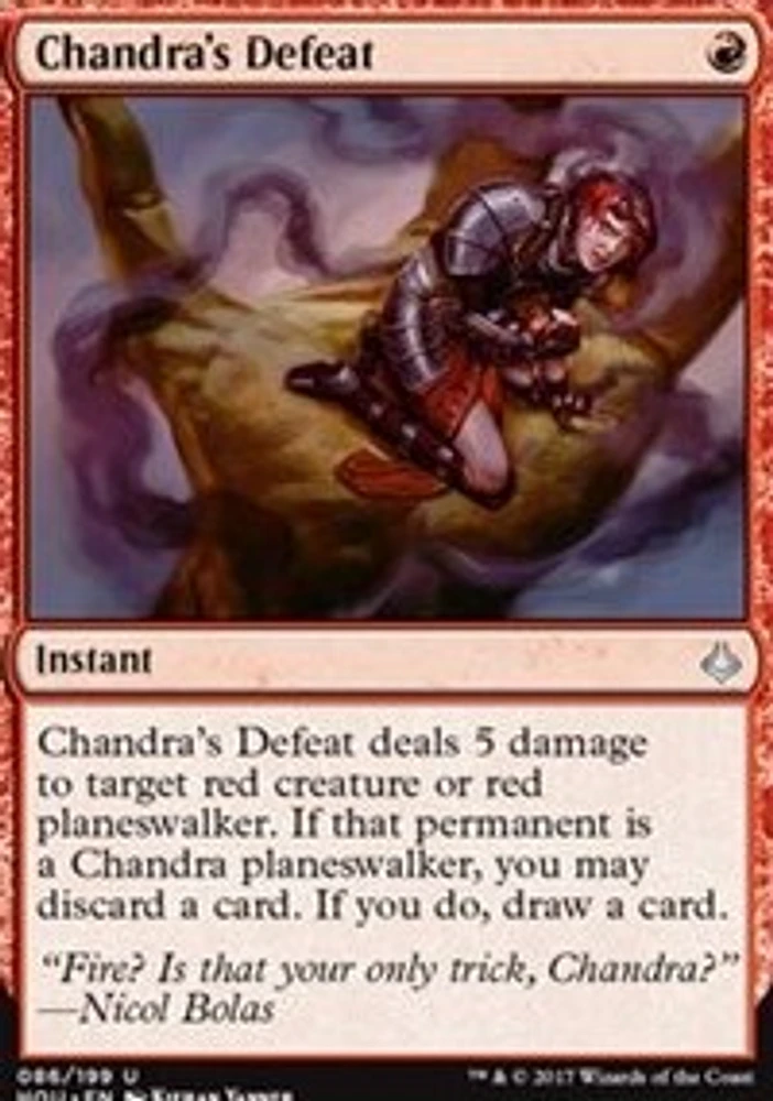 Chandra's Defeat - Foil