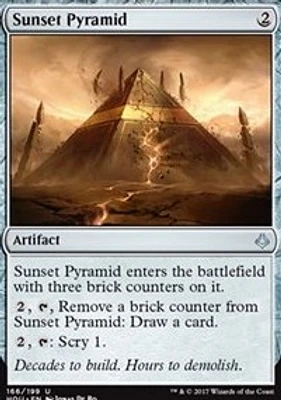 Sunset Pyramid - Foil