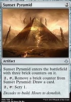 Sunset Pyramid - Foil