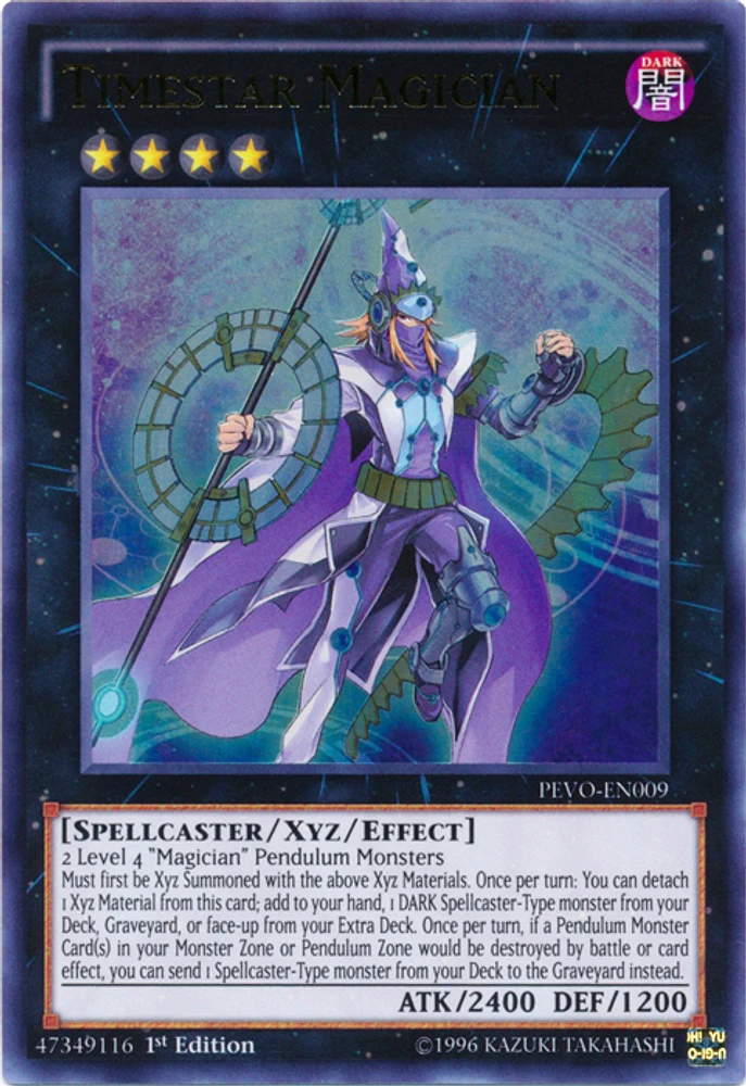 Timestar Magician - PEVO-EN009 - Ultra Rare - 1st Edition