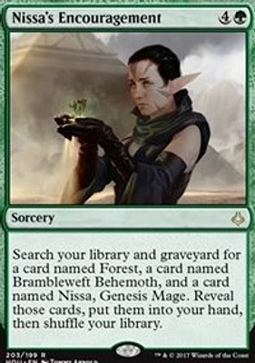 Nissa's Encouragement - Planeswalker Deck Exclusive