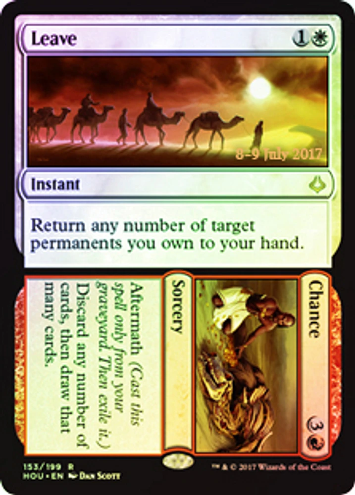 Leave // Chance - Foil - Prerelease Promo